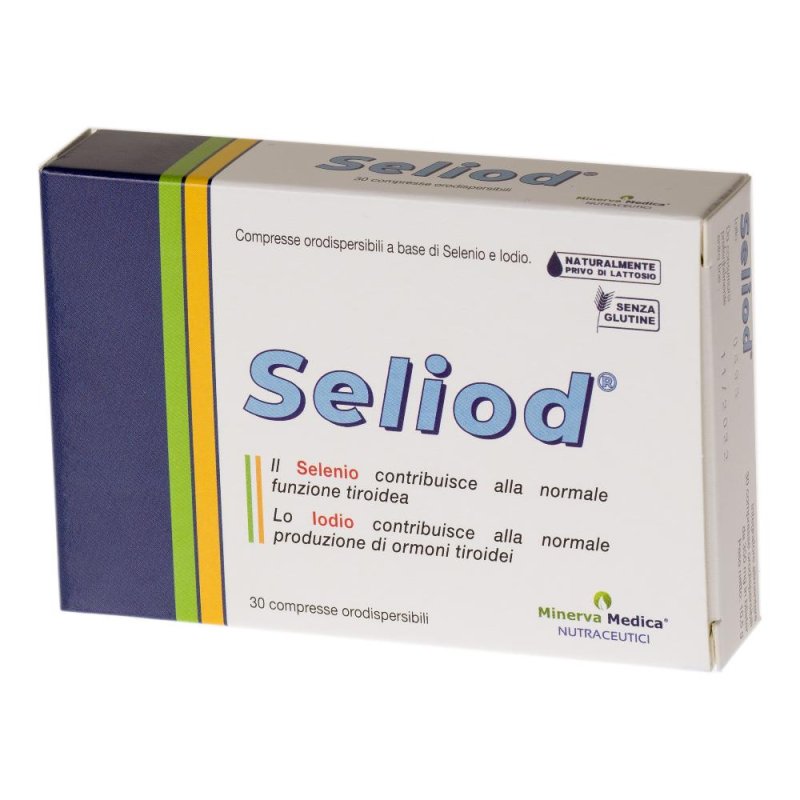 Seliod Integratore per la Tiroide, 30 Compresse Orodispersibili