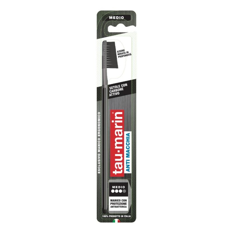 Alfasigma Taumarin Linea Dentale Spazzolino Professionale Black Antibatterico