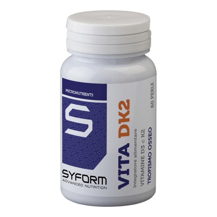 Syform Vita DK2 Integratore di Vitamina D3 e K2 per Trofismo Osseo 60 Compresse