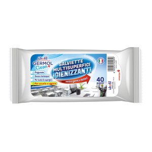 Salviettine igienizzanti superfici 40 pezzi - salviette detergenti e disinfettanti