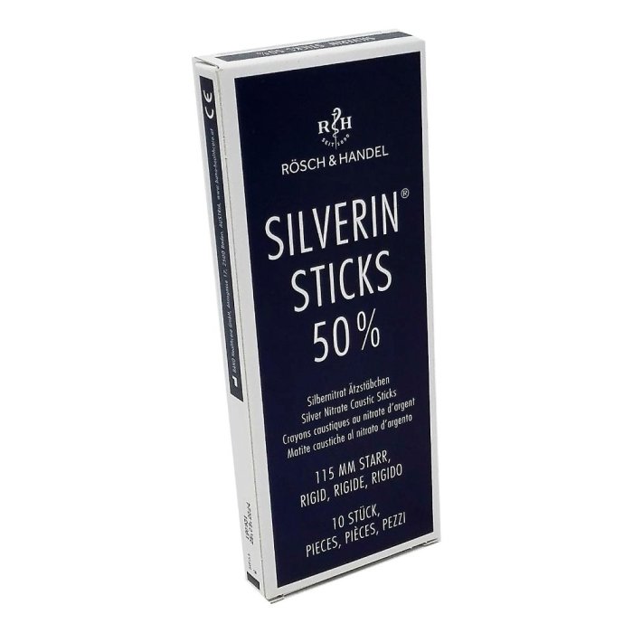 Silverin sticks 50% matita caustica al nitrato d'argento rigido 115mm