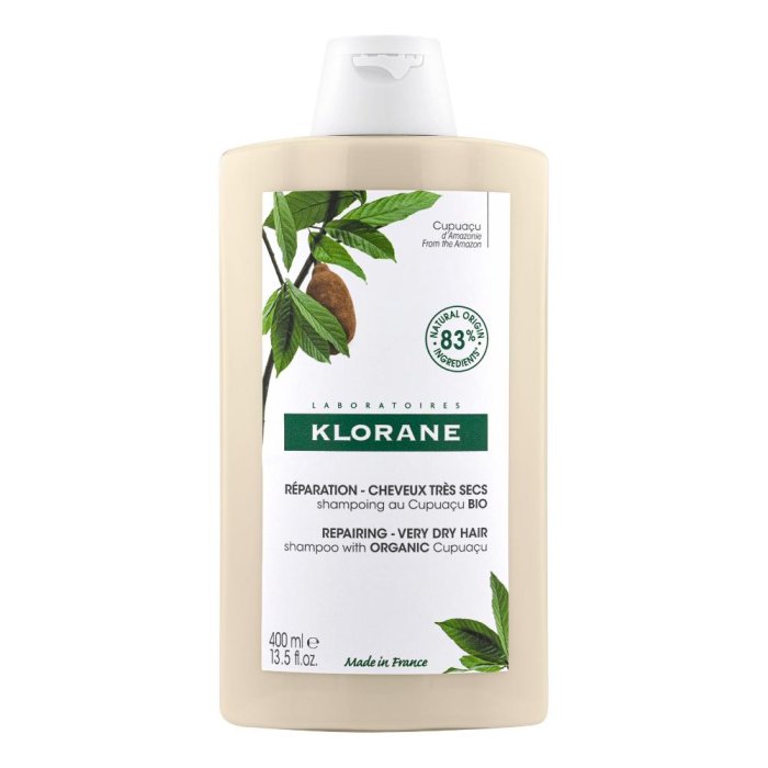 Klorane Shampoo Al Burro Di Cupuaçu Capelli Molto Secchi O Rovinati 400ml