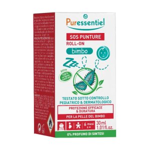 Puressentiel SOS Punture Insetti Roll On Bimbo per Pelle Sensibile 30 ml
