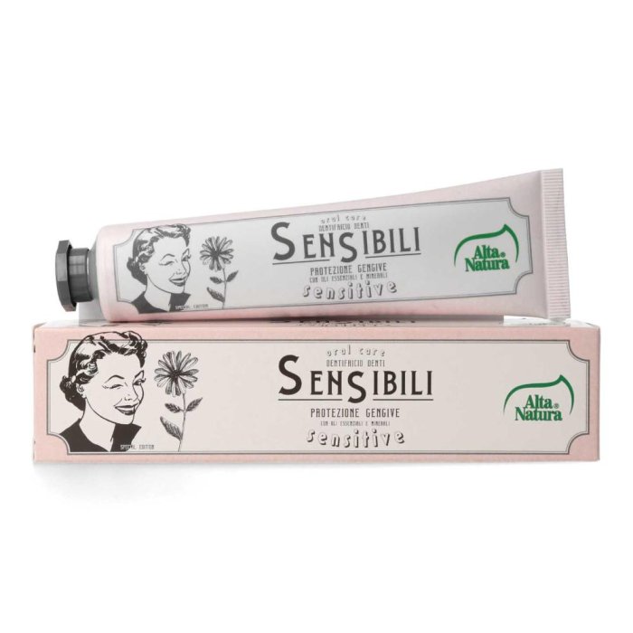 Alta Natura Oral Care - Dentifricio Denti Sensibili Protezione Gengive 75ml