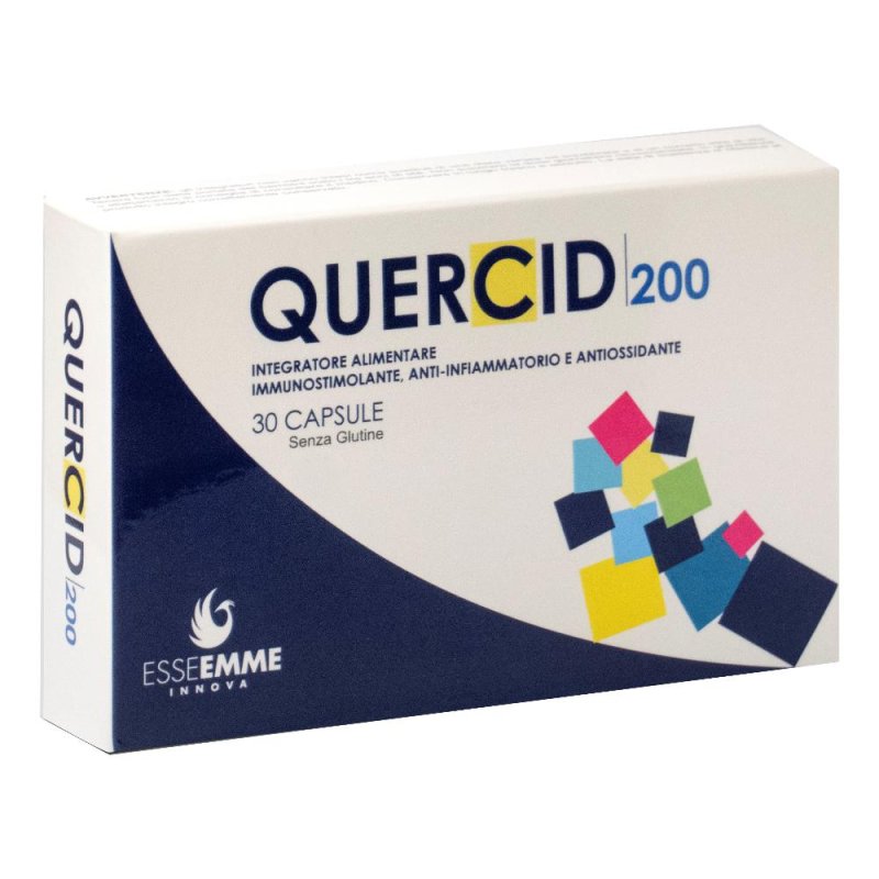 Quercid 200 30 capsule integratore a base di quercetina