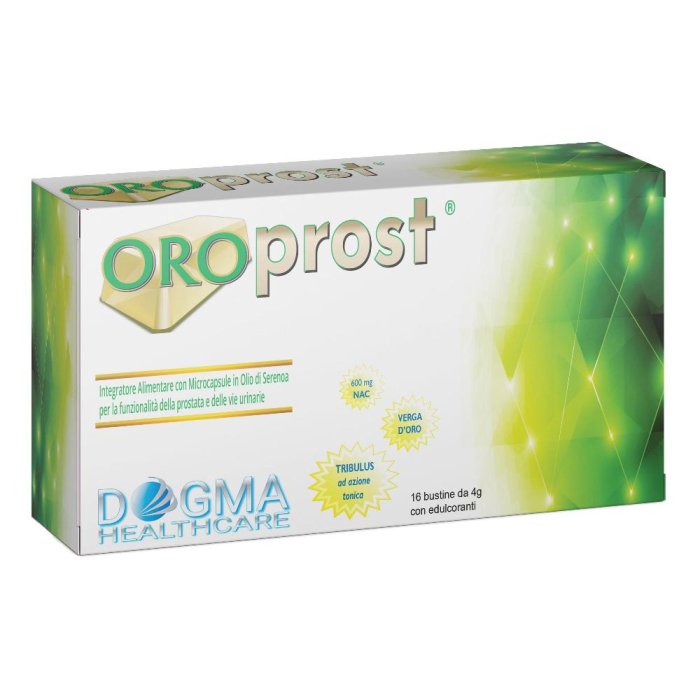 Oroprost Dogma 16 Bustine Integratore Prostata e Benessere Vie Urinarie Uomo