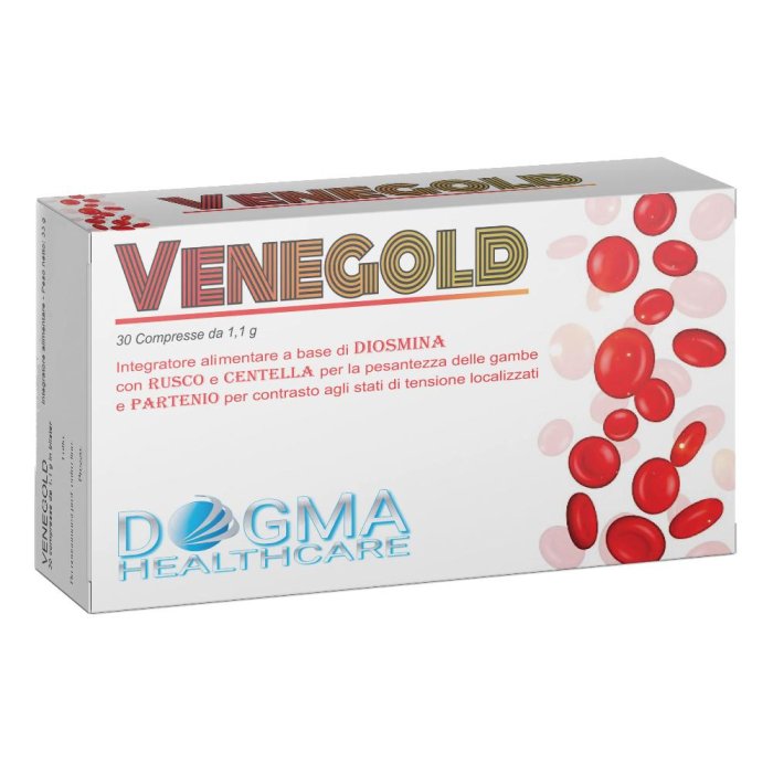 Venegold 30 Compresse (Cpr) Integratore per la Circolazione Venosa e Gambe Pesanti