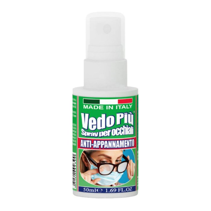 Spray Anti Appannamento Vedo Più per Occhiali e Visiera con Protezione Lunga Durata