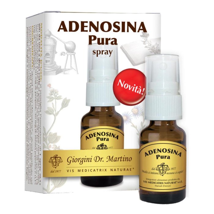 Adenosina Pura Spray 15 ml SVS – Spray Viso Antiage con Adenosina Pura ad Azione Tonificante e Rivitalizzante