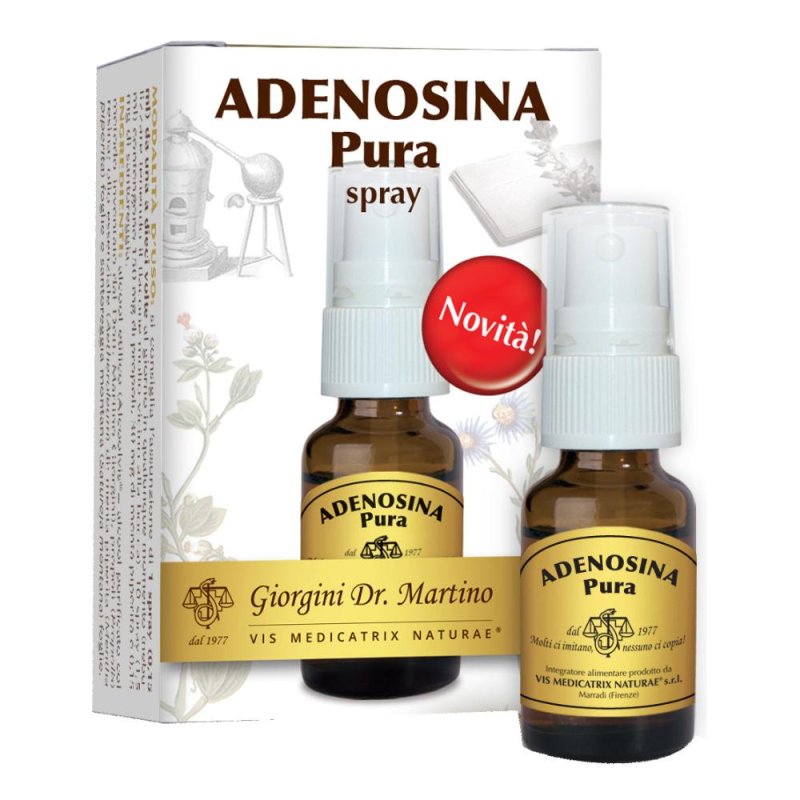 Adenosina Pura Spray 15 ml SVS – Spray Viso Antiage con Adenosina Pura ad Azione Tonificante e Rivitalizzante