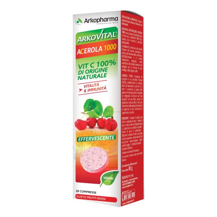  Arkovital Acerola 1000 Effervescente 20 Compresse