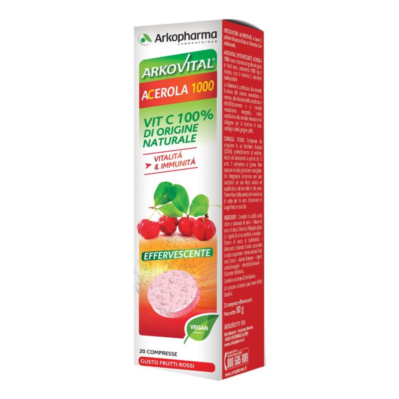  Arkovital Acerola 1000 Effervescente 20 Compresse