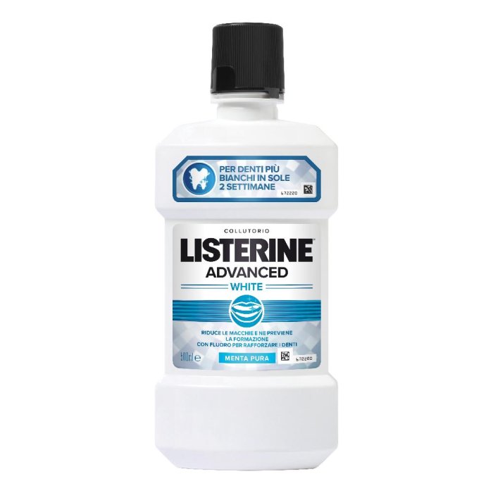 Johnson & Johnson Igiene e Salute Dentale Listerine Advanced White Collutorio 500 ml