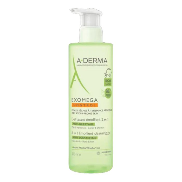 A-Derma Exomega Control Gel Detergente Emolliente 500ml