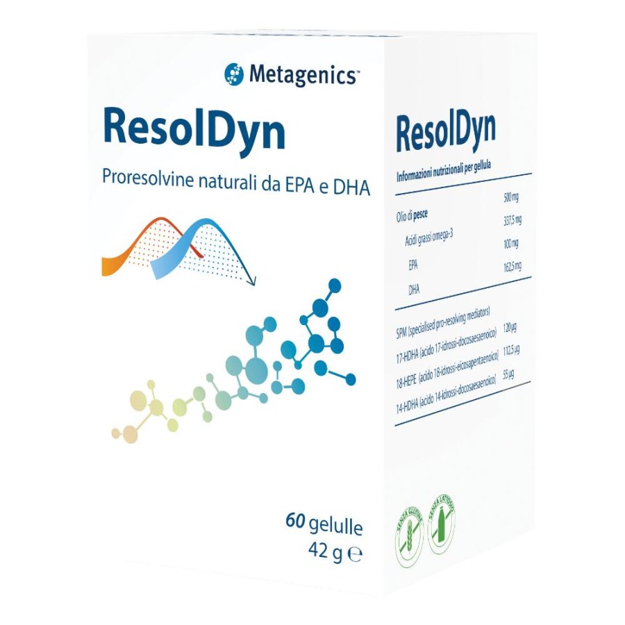 ResolDyn integratore omega 3 ad alta concentrazione 42 g 60 Gellule