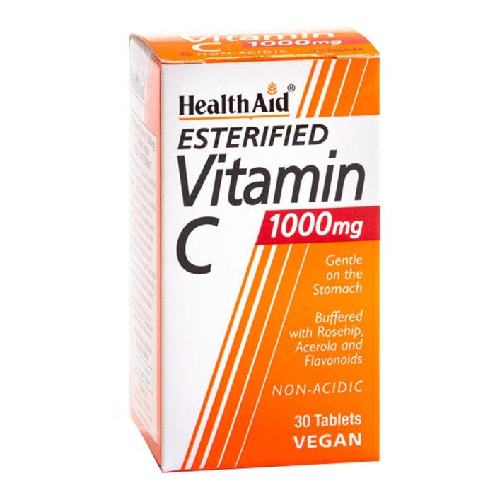 Ester C Vitamin C 1000 Milligrammi 30 Compresse HEA Integratore ad Alta Biodisponibilità