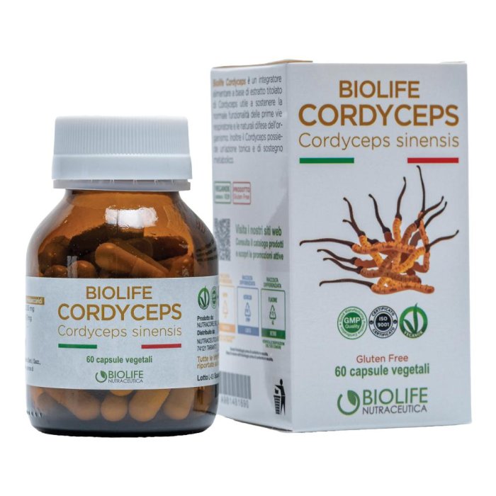Biolife Cordyceps 60 capsule - integratore a base di Cordyceps sinensis