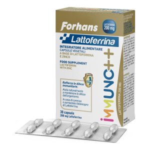 Forhans Immuno++ Integratore con Lattoferrina 200 mg 30 capsule