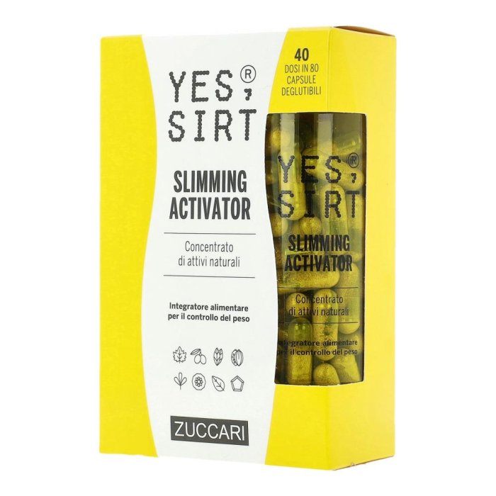 Zuccari Yes Sirt - Slimming Activator Integratore Controllo del Peso 80 capsule