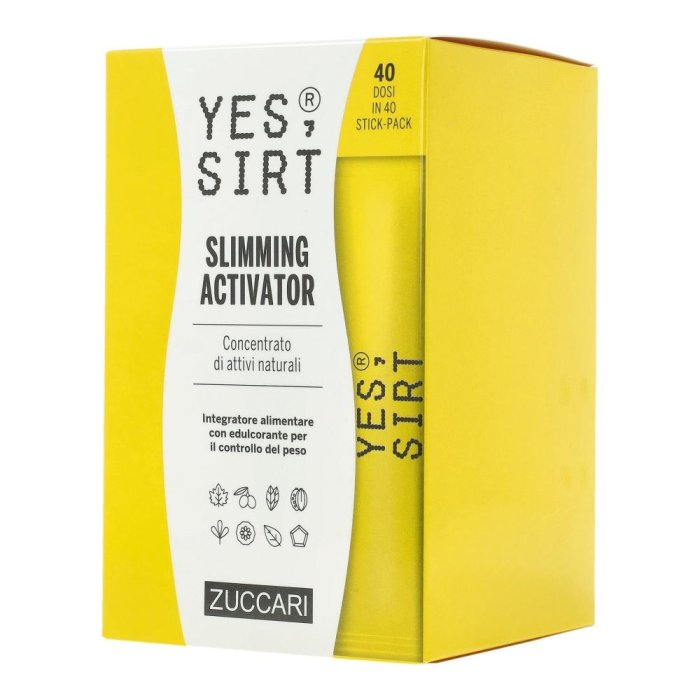Zuccari Yes Sirt - Slimming Activator Integratore Controllo del Peso 40 stick