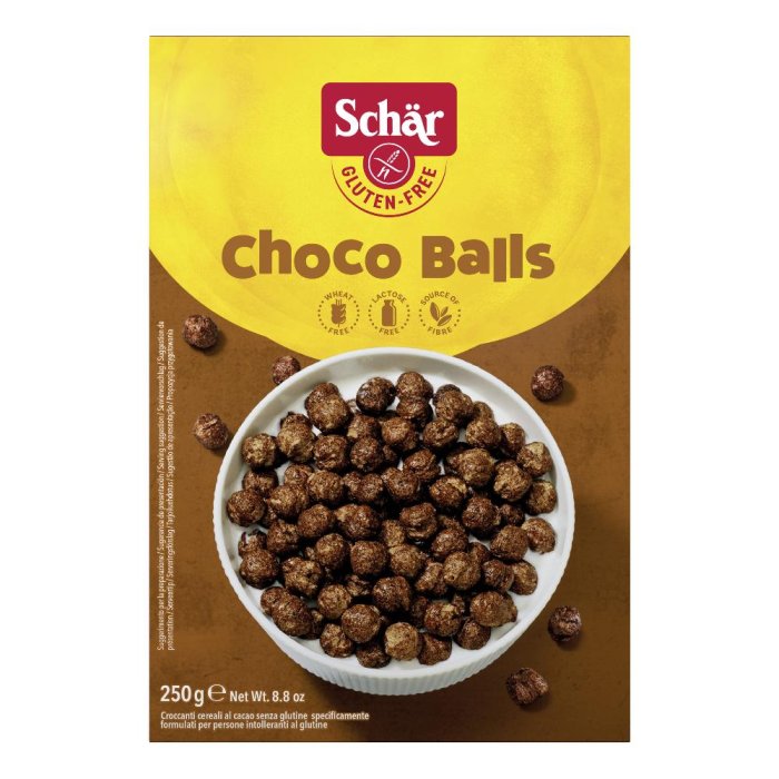 Schar Choco Balls Senza Glutine Cereali al Cioccolato 250g