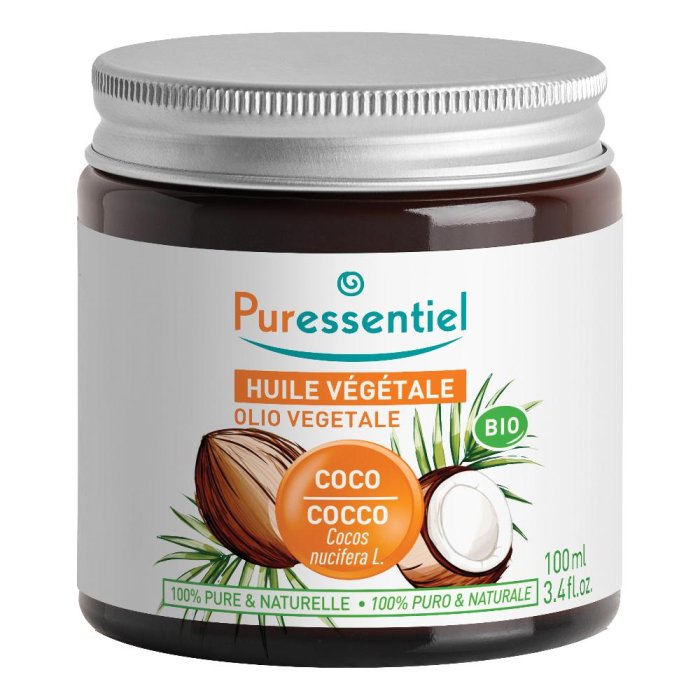Puressentiel Olio Vegetale Cocco Bio Naturale e Protettivo 100 ml