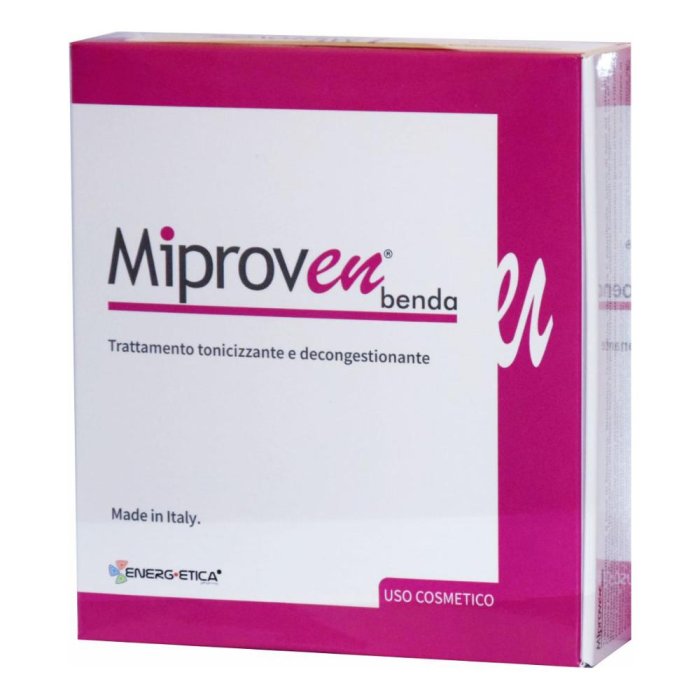 MIPROVEN Benda Elastica 2 Pezzi per Gambe e Polpacci – Supporto Contenitivo per Circolazione e Benessere Venoso