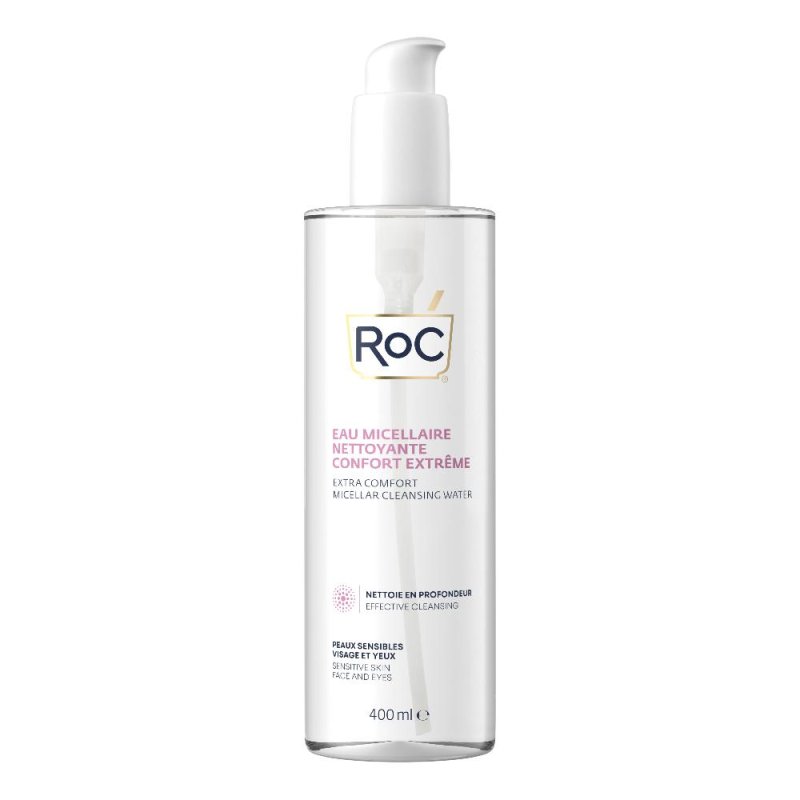 RoC Lozione Micellare Extra Comfort Struccante Viso e Occhi per Pelle Sensibile