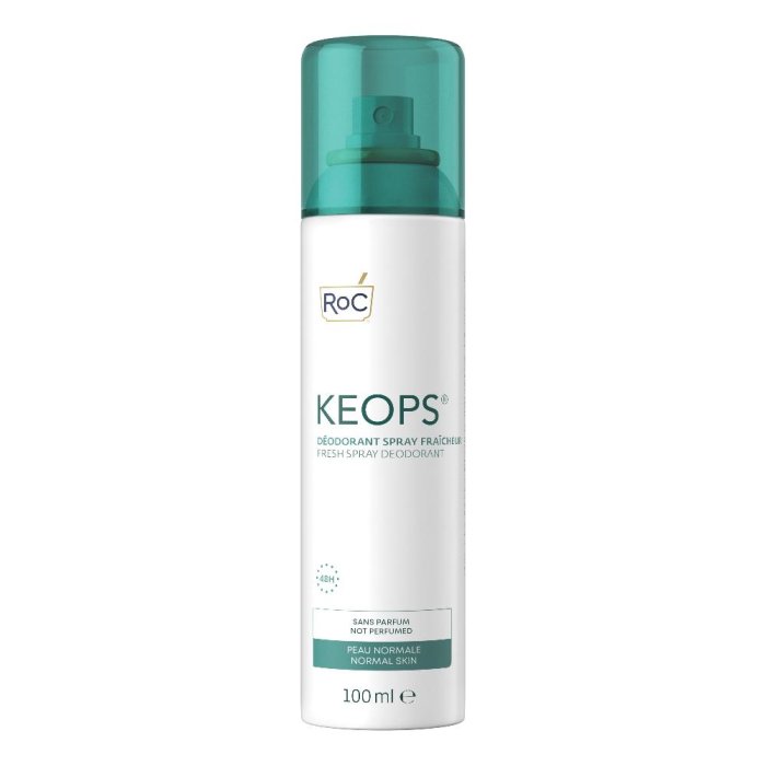 Keops Deodorante Fresco Cattura Odori Spray Fresh 48h 100 ml
