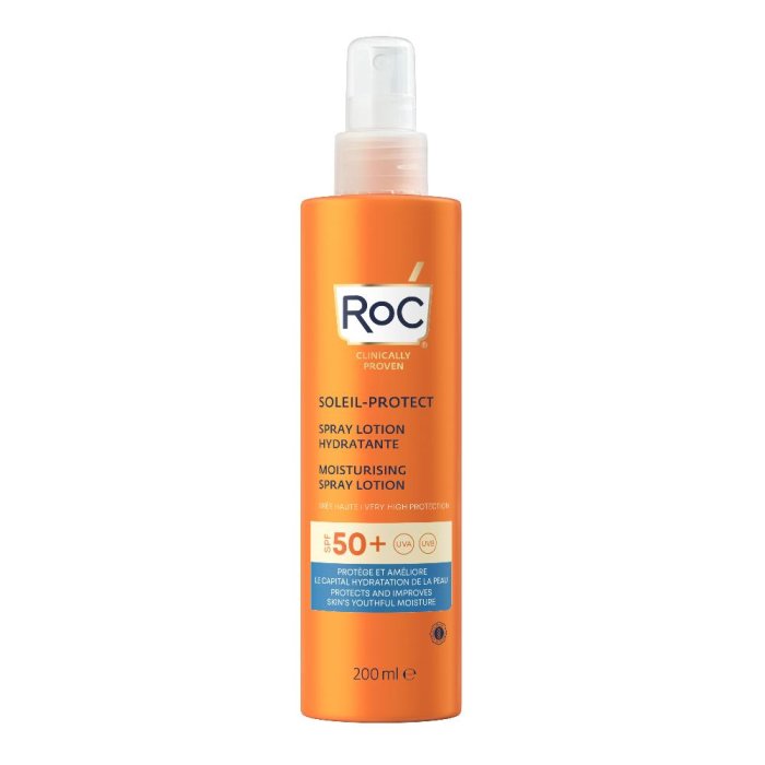 Roc Soleil Protect - Lozione Corpo Spray Idratante SPF50+ 200 ml