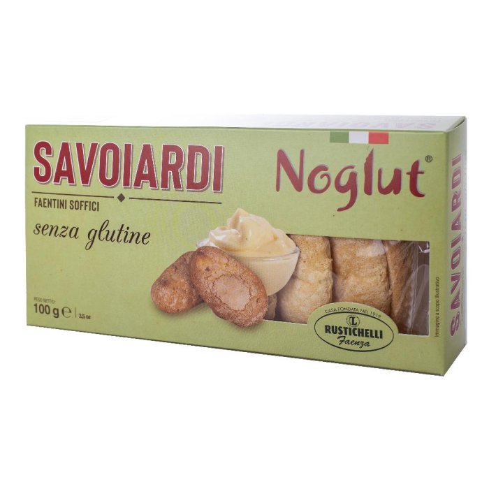 NOGLUT Savoiardi Senza Glutine Faentini Soffici – Biscotti Ideali per Tiramisù e Dessert