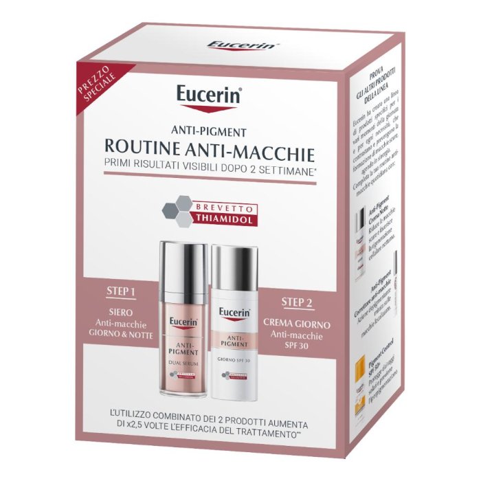 Beiersdorf Eucerin Pelli Delicate Anti-Pigment Schiarente Anti-Macchie Cofanetto siero e Crema giorno