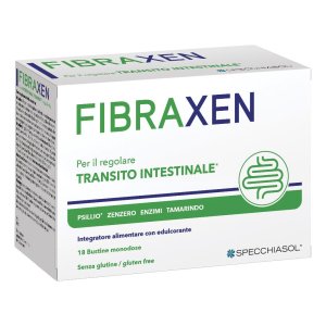 Fibraxen Specchiasol 18 Bustine Integratore Alimentare di Fibre per Transito e Regolarità Intestinale