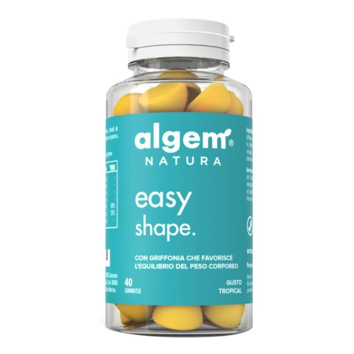 Algem Easy Shape Caramelle Gommose Integratore per Controllo del Peso e Metabolismo – Confezione da 40 Gommose