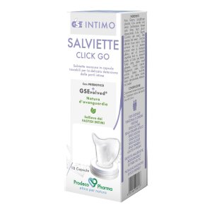 GSE Intimo - Salviette Click Go Salviettine Intime Monouso in Capsula 10 Pezzi