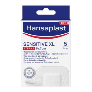 Hansaplast Sensitive - XL Cerotto Sterile extra delicato 6x7cm 5cerotti