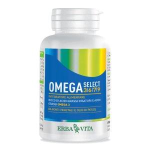 Omega Select 3 6 7 9 Integratore di Acidi Grassi Essenziali per il Benessere di Cuore e Cervello 120 Capsule