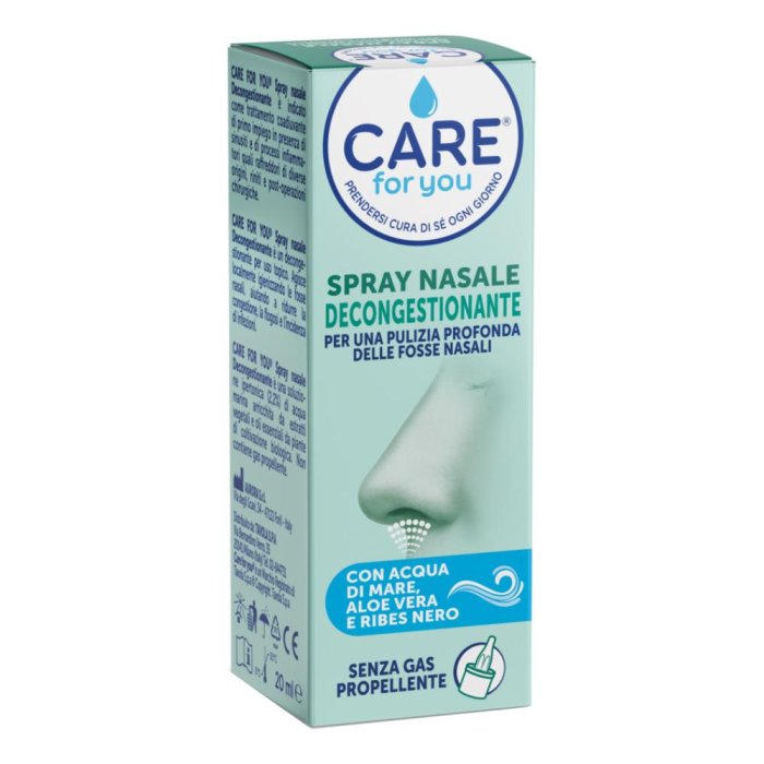 Care for You Spray Nasale Ipertonico Decongestionante 20 ml