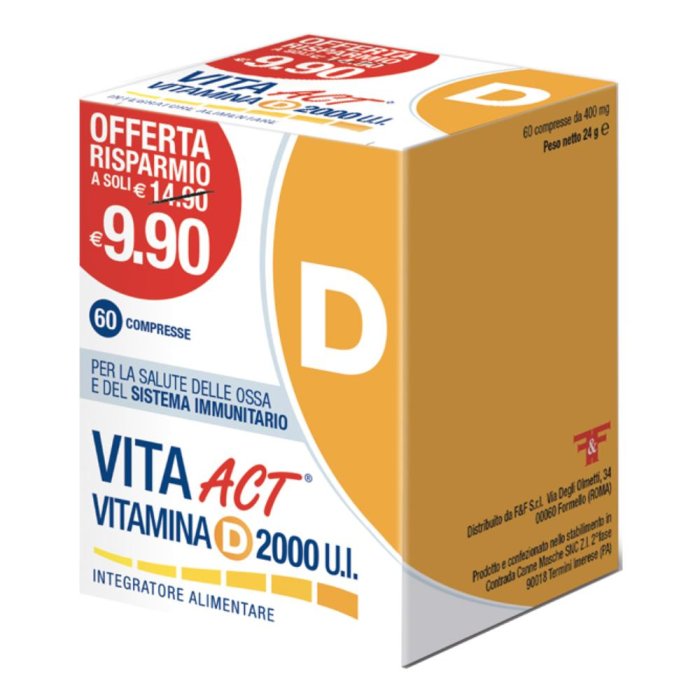 Vita D Act Vitamina D3 2000UI 60 Compresse