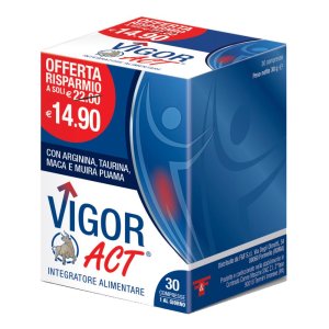 Linea Act Vita Act Vigor Act Integratore Alimentare, 30 compresse