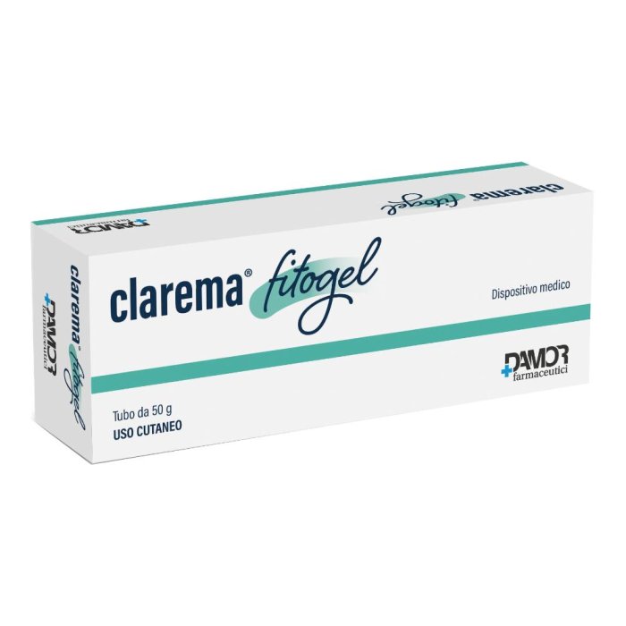 Clarema Fitogel 50 g Gel Lenitivo Viso e Corpo per Rossori, Capillari Fragili e Microcircolo Cutaneo