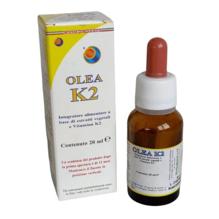 Olea k2 Integratore Alimentare Anticoagulante Per Il benessere Delle Ossa Confezione 20 Ml