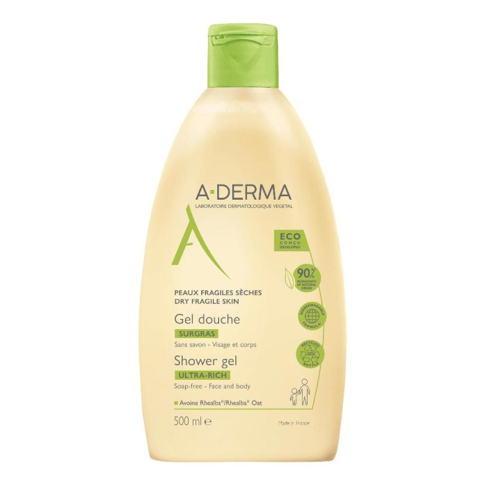  A-Derma Les Indispensables Gel Doccia Sugras 500ml