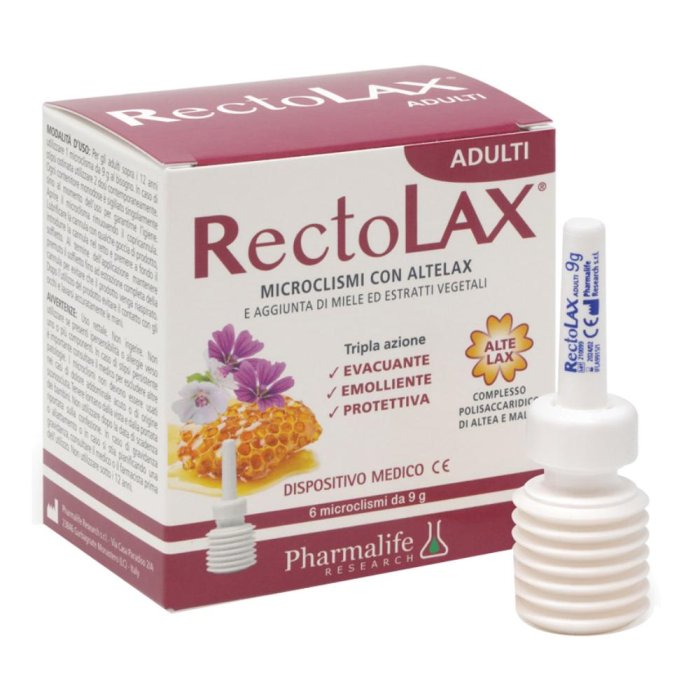 Pharmalife Research Rectolax - Adulti Microclismi 6 microclismi