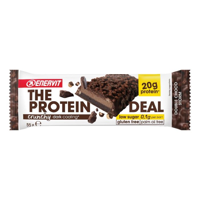 Enervit The Protein Deal - Double Choco Storm Barretta Proteica 55g