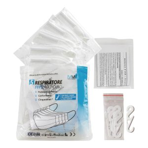 Munus Med Protezione Virus Mascherina FFP2 5PZ + Ganci