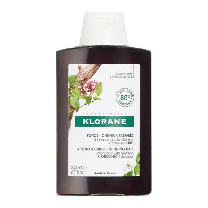 Klorane Shampoo alla Chinina E Stella Alpina Bio Caduta Capelli 200 ml