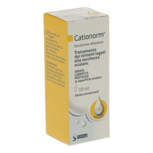 Cationorm Multi Gtt 10 ml Gocce Oculari Lubrificanti per Occhi Secchi Flacone Multidose
