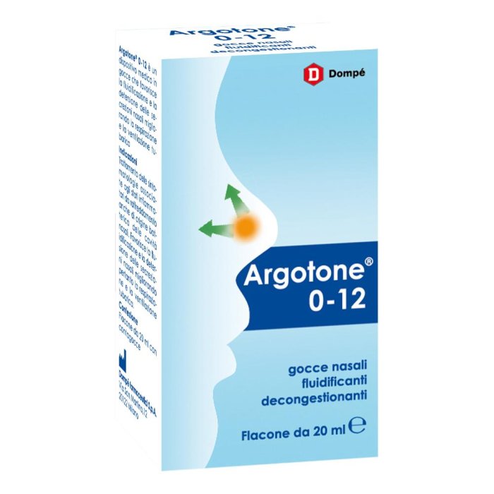 Argotone 0-12 Gocce Nasali Fluidificanti 20 ml