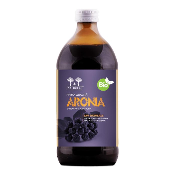 Salugea Succo di Aronia Bio Integratore Energia e Sostegno 500 ml